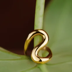 Coiled Ring Gold