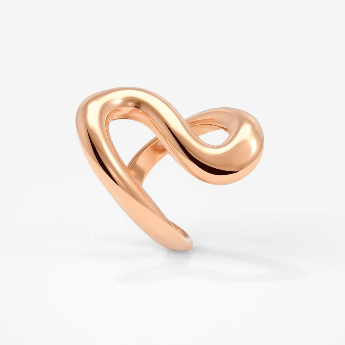 Coiled Ring Roségold