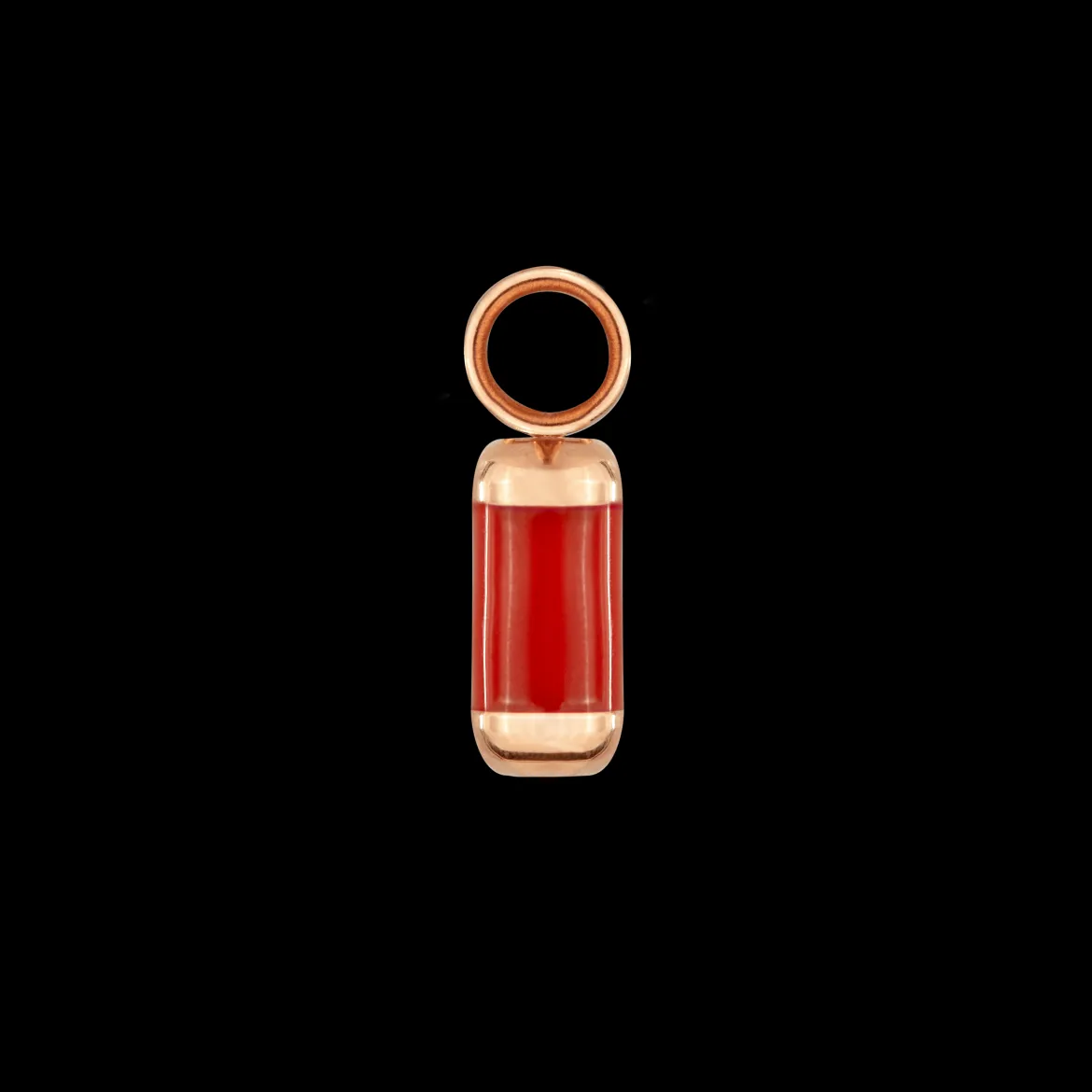 Coral Color Hoop Set Medium Roségold