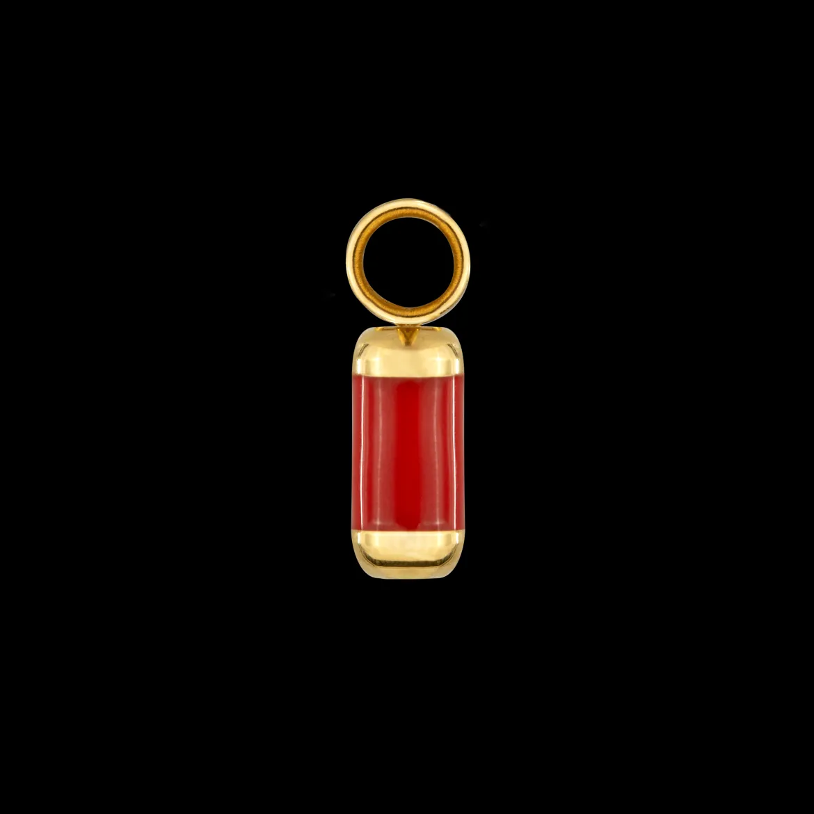 Coral Color Hoop Set Medium Gold