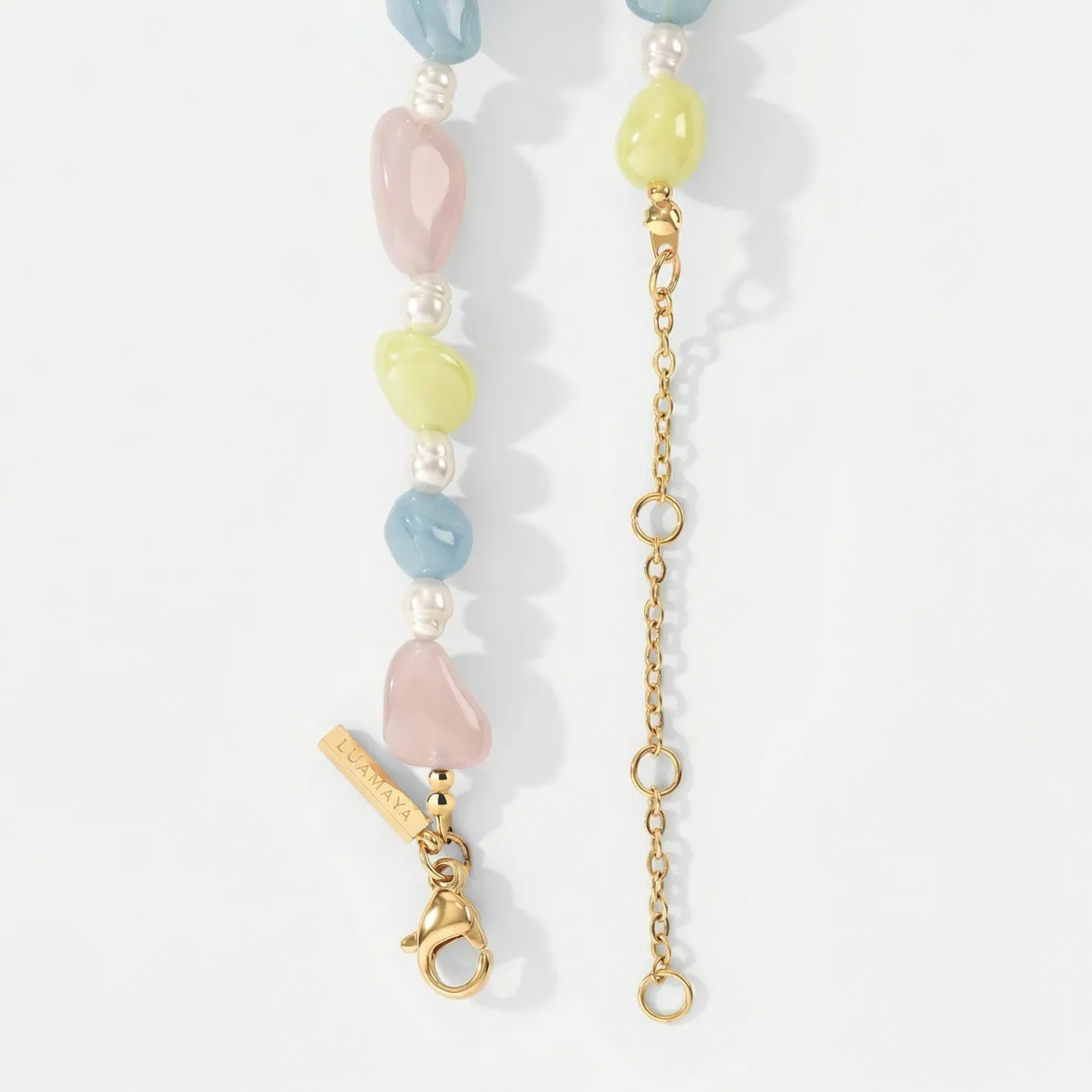 Cotton Candy Choker Gold