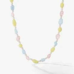 Cotton Candy Choker Silber