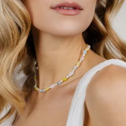 Cotton Candy Choker Silber