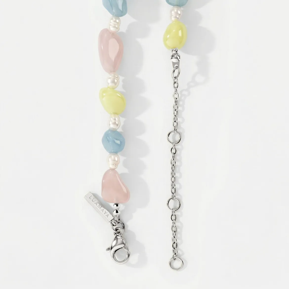 Cotton Candy Choker Silber