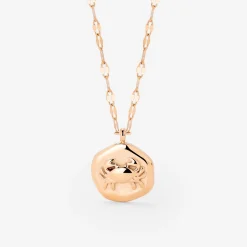 Crab Chaser Necklace Roségold