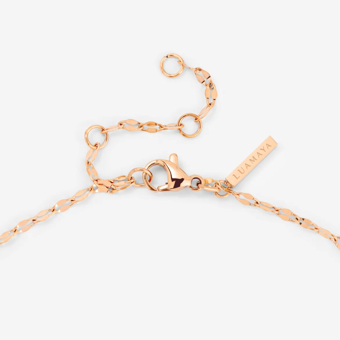 Crab Chaser Necklace Roségold
