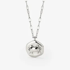 Crab Chaser Necklace Silber