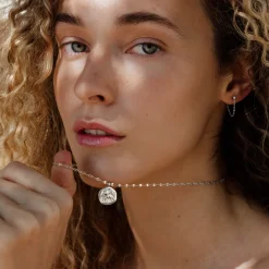 Crab Chaser Necklace Silber