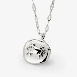 Crab Chaser Necklace Silber