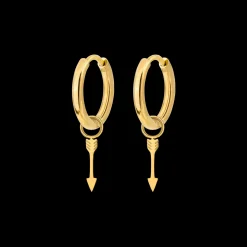 Cupid Arrow Hoopies Gold