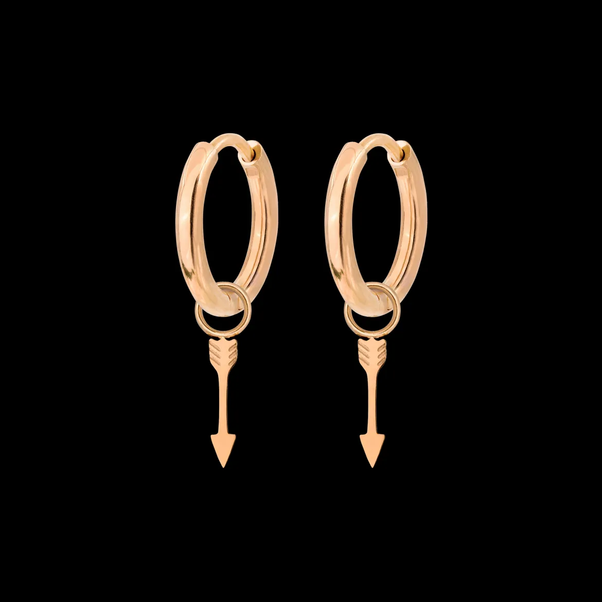 Cupid Arrow Hoopies Roségold