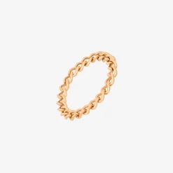 Curb Chain Ring Roségold