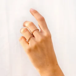 Curb Chain Ring Roségold