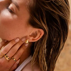 Curly Twist Piercing Gold