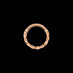 Curly Twist Piercing Roségold