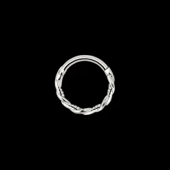 Curly Twist Piercing Silber