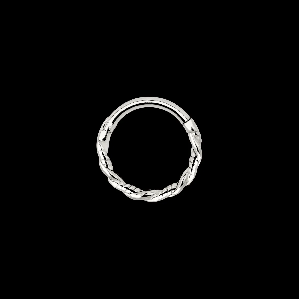 Curly Twist Piercing Silber