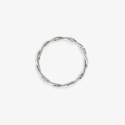 Curly Twist Ring Silber