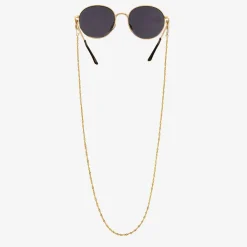 Curly Twist Sunglasses Chain Gold