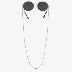 Curly Twist Sunglasses Chain Silber