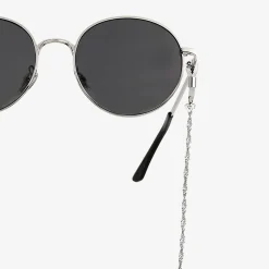 Curly Twist Sunglasses Chain Silber