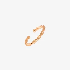 Curly Twist Toe Ring Roségold