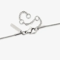 Curvy Beads Choker Silber