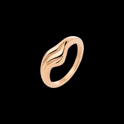 Curvy Wave Ring Roségold