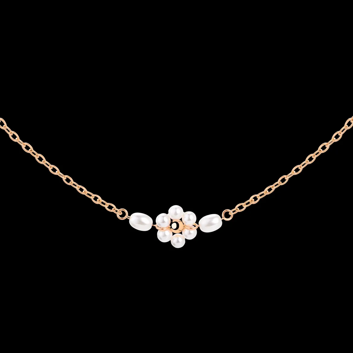 Daisy Choker Roségold