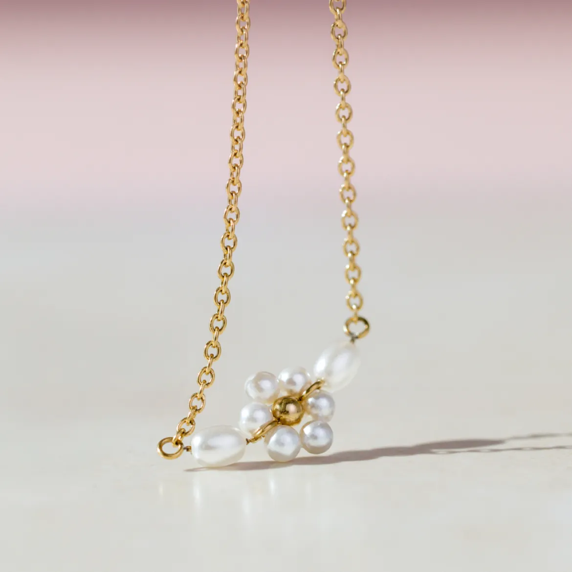 Daisy Choker Roségold