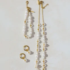 Daisy Hoop Set Small Roségold
