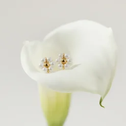 Daisy Studs Silber