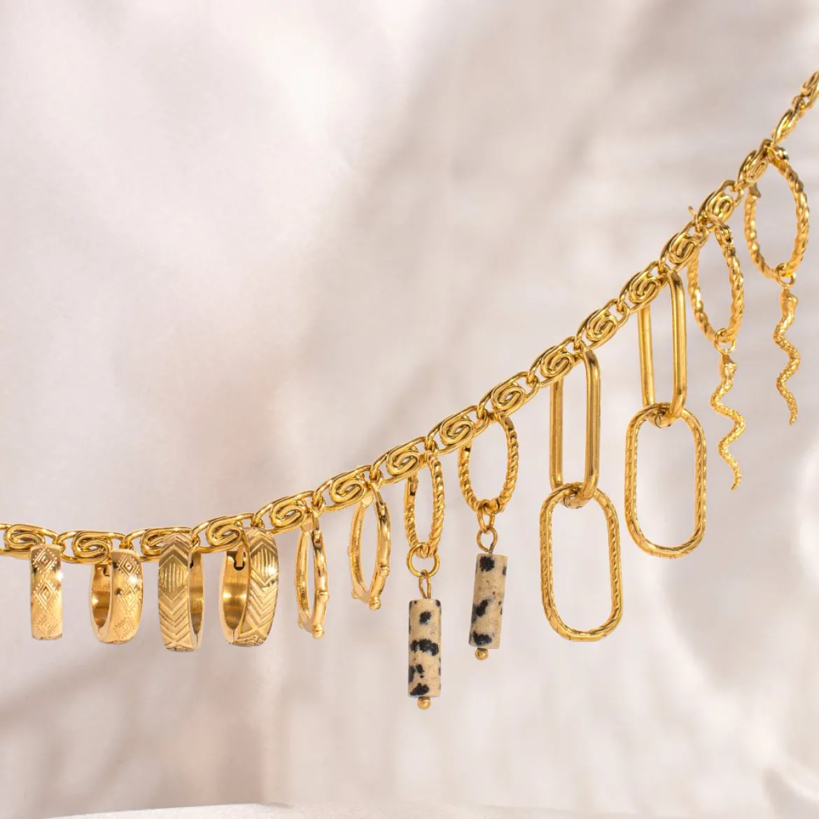 Dalmatino Hoop Set Gold