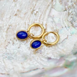 Deep Sea Hoop Set Small Gold