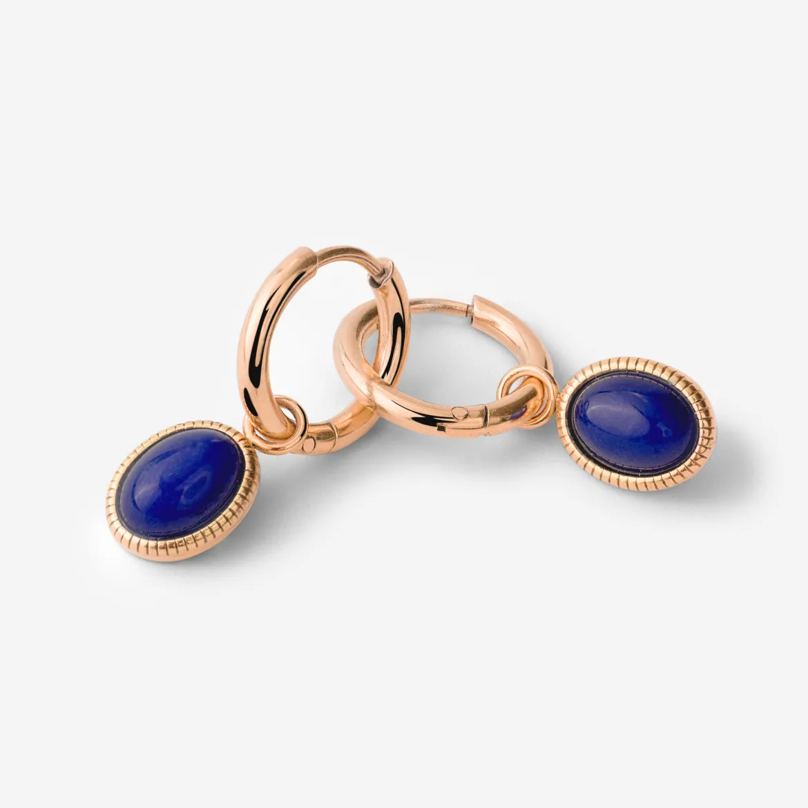 Deep Sea Hoop Set Small Roségold