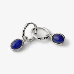 Deep Sea Hoop Set Small Silber