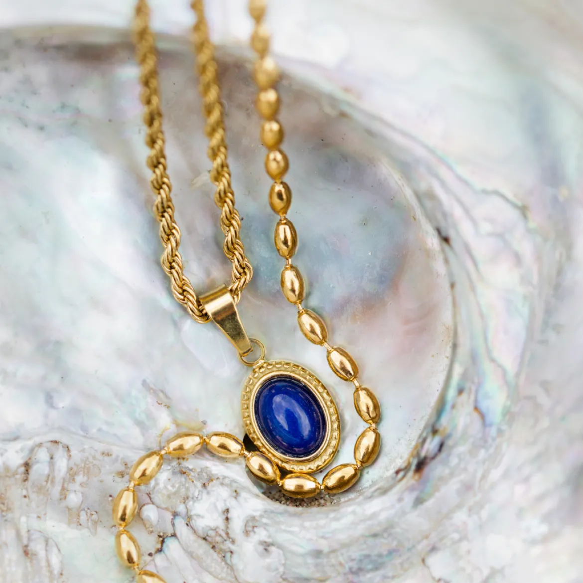 Deep Sea Necklace Gold