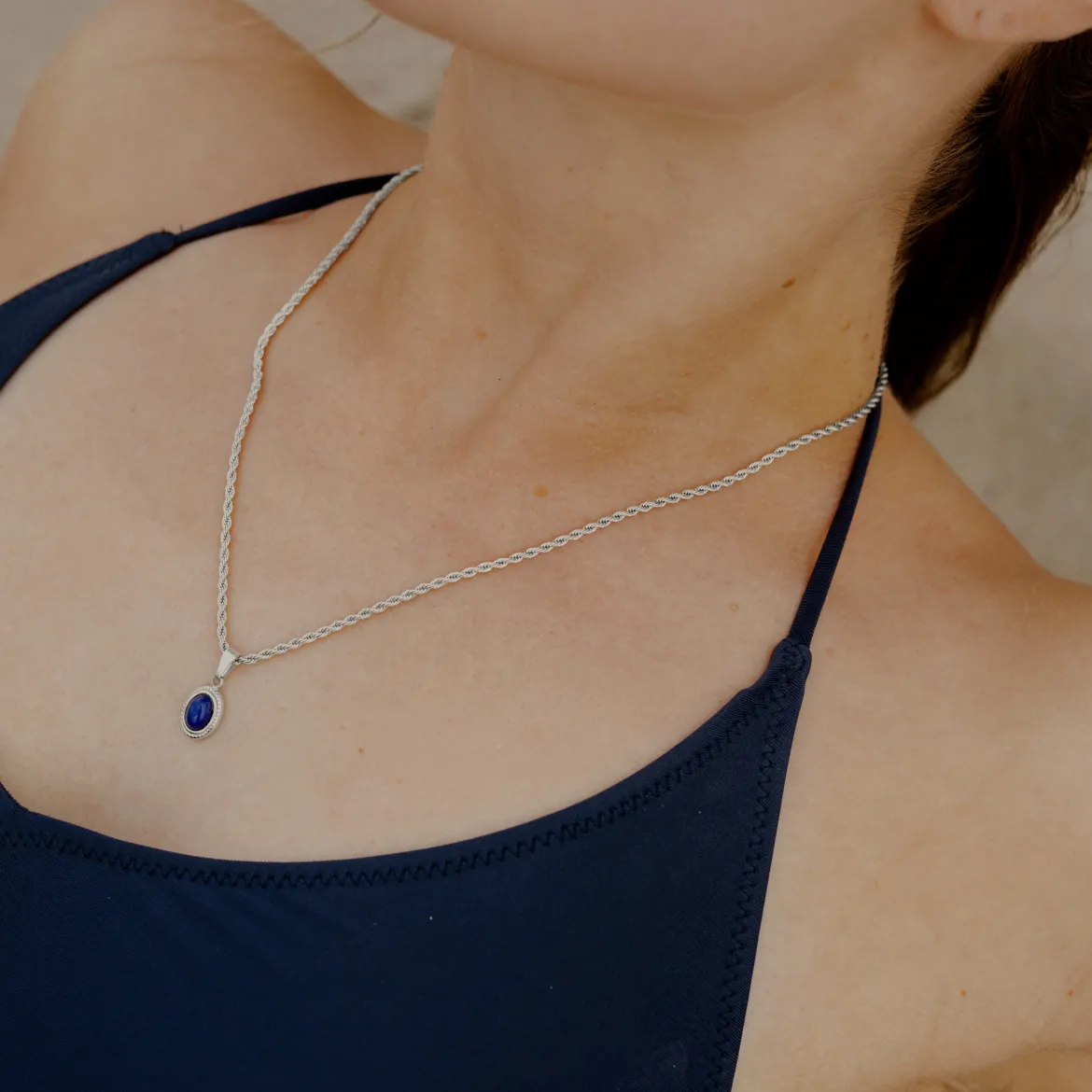 Deep Sea Necklace Silber