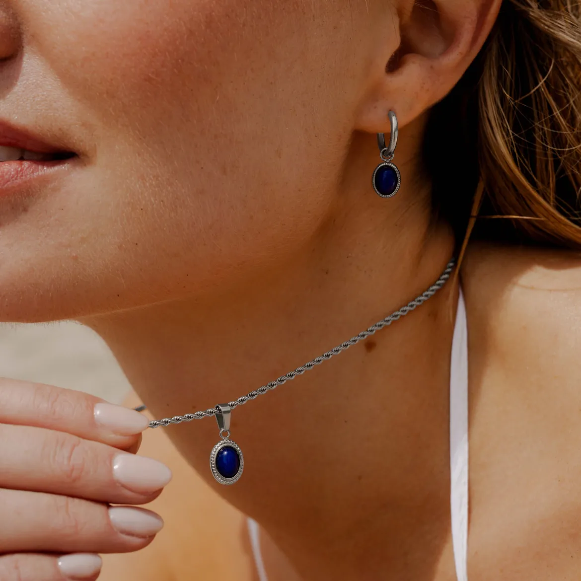 Deep Sea Necklace Silber