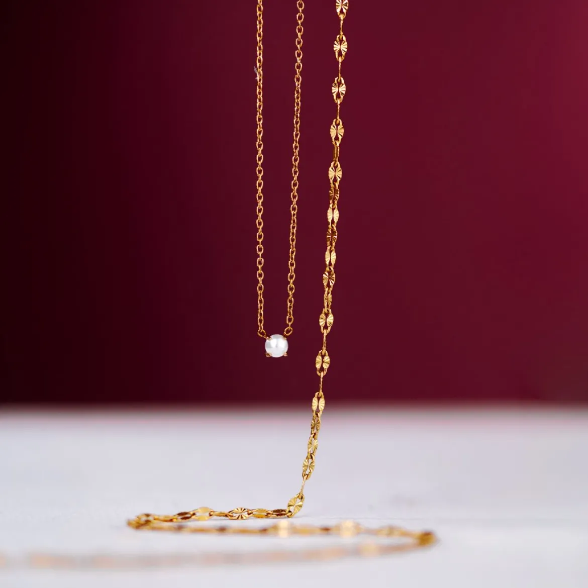 Delicate Pearl Bundle Gold