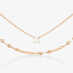 Delicate Pearl Bundle Roségold