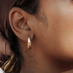 Desert Glow Hoops Roségold