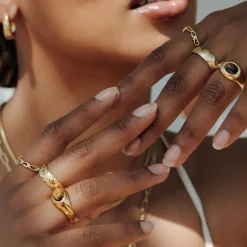 Desert Glow Ring Gold