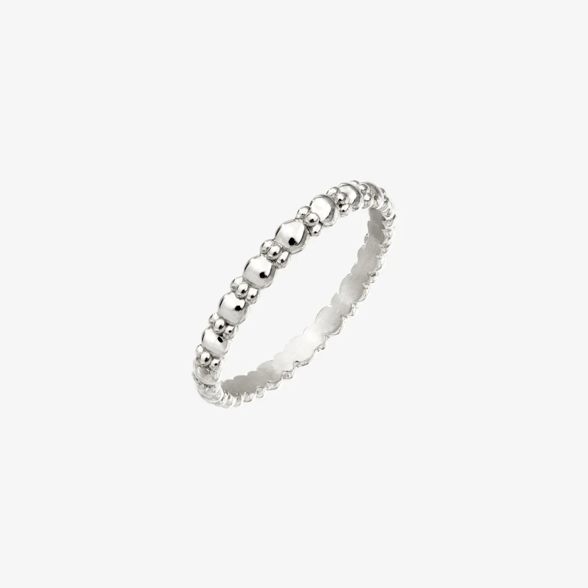 Dotted Ring Silber