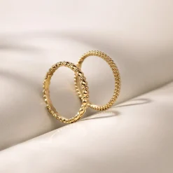 Dotted Ring Silber