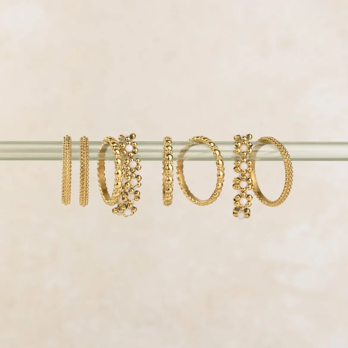 Dotted Ring Silber