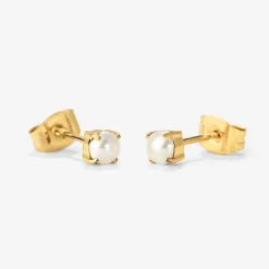 Dream Pearl Studs Gold