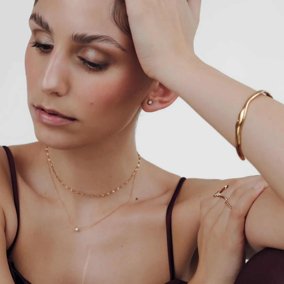 Dream Pearl Studs Roségold