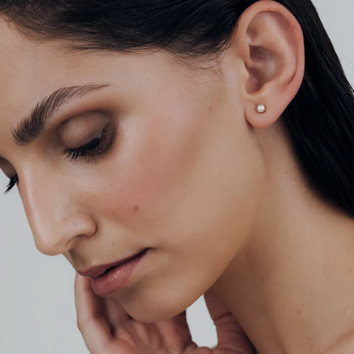 Dream Pearl Studs Silber