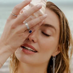 Drop in the Ocean Ring Silber
